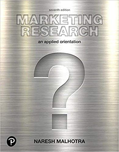Marketing Research:  An Applied Orientation (7th Edition) - Image pdf with ocr